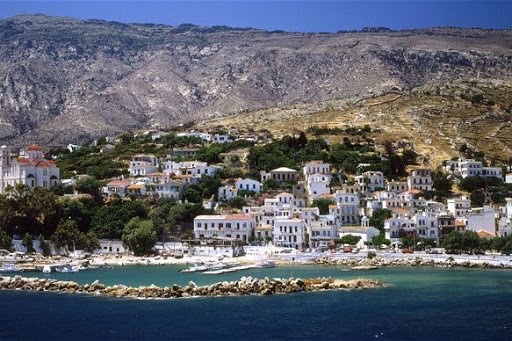 Village on the island of Ikaria, Greece